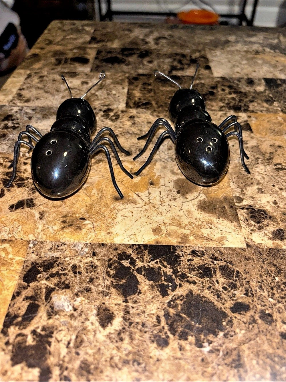 Black Ant Salt and Pepper Shakers